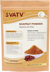 SVATV Poudre Reetha: mousse naturelle pour nettoyer en douceur les cheveux