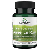 Swanson Angelica Root - bouteille 60 capsules 400 mg, usage quotidien suggéré