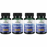 Swanson Apigenin 50 mg — bouteille 90 gélules, soutien au sommeil et relaxation.