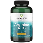 Swanson arginine AKG – bouteille et capsules, énergie potentielle pour l’entraînement.