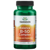 Swanson B-50 Complex: capsules dans la bouteille, soutien énergie.