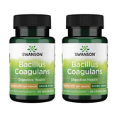 Gelules vegetales Swanson Bacillus Coagulans, soutien digestif quotidien.