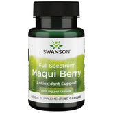 Swanson baie maqui capsules: soutien antioxydant pour votre routine quotidienne