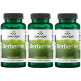 Swanson Berberine: bouteille de gélules avec étiquette claire, soutien potentiel au métabolisme