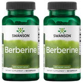 Swanson Berberine: deux bouteilles visibles, soutien potentiel a la circulation.