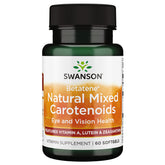 Swanson Betatene Nat Mix Caroténoïdes en bouteille, utile dans une routine nutritionnelle quotidienne.