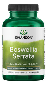 Swanson Boswellia Serrata, bouteille de capsules, soutien potentiel à la mobilité quotidienne