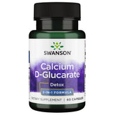 Swanson Calcium D-Glucarate - bouteille, soutien potentiel à la détoxification et au bien-être général