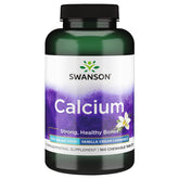 Swanson Calcium-Vanille Crème 500 mg – comprimés faciles pour le soutien des os.