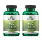Swanson Chardon-Marie – bouteille montrant le flacon et le soutien hépatique potentiel.