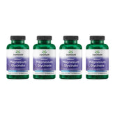 Swanson Chelated Magnesium 133 mg, boîte 4-pack, pratique et facile à intégrer