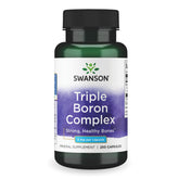 Swanson Complexe triple de bore - Bouteille capsules, soutien potentiel des os.
