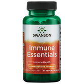 Swanson Cond Immune Essentials – bouteille 60 gélules végétales pour le soutien immunitaire potentiel.