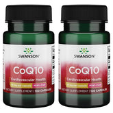 Swanson CoQ10 - Bouteille avec mini gélules faciles à avaler pour la routine quotidienne.