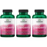 Swanson Cranberry – bouteille, capsules molles, soutien urinaire quotidien.