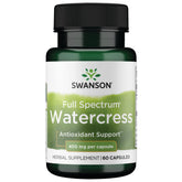 Swanson cresson d'eau - capsules: source riche de phytonutriments et soutien potentiel au bien-être.