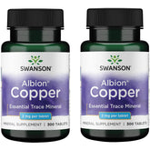 Swanson Cuivre Chelaté en bouteille, soutien immunitaire et formation des globules rouges.