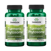 Swanson Curcuma Phytosome Meriva, deux bouteilles pour routine pratique.