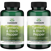 Swanson Curcuma Poivre Noir en capsules pour un usage quotidien et pratique.