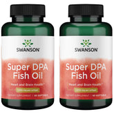 Swanson DPA huile poisson bouteille: visuel du produit et soutien potentiel des oméga-3 au quotidien.