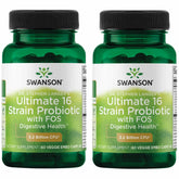 Swanson Dr Langer Probiotique – bouteille, soutien potentiel à la digestion et au microbiote.
