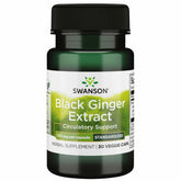 Swanson Gingembre Noir – bouteille: soutien potentiel à la vitalité quotidienne