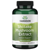 Swanson Shiitake 4:1, bouteille 500 mg, capsules – soutien immunitaire et énergie naturelle.