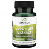 Swanson Eyebright Extrait 400 mg – capsules faciles à prendre pour le quotidien.