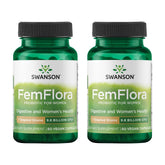 Swanson FemFlora – bouteille de probiotiques pour la flore féminine.