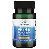 Swanson Fisetin, bouteille 30 capsules vegan, potentiel soutien de concentration