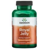Swanson Gelée Royale 1000 mg, bouteille visible, soutien potentiel d'énergie.