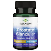 Swanson glandulaire prostatique, bouteille de 60 gélules, pratique pour la routine quotidienne.