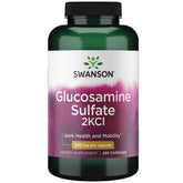 Swanson Glucosamine Sulfate en bouteille 500 mg, soutien mobilité