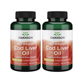 Swanson Huile de Foie de Morue – bouteille, source naturelle de vitamine A pour le bien-être