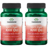 Swanson huile krill pur 500 mg – bouteille de gélules pour usage quotidien