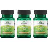 Swanson L. Reuteri Probiotic Plus — bouteille ouverte pour le soutien digestif.