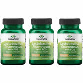 Swanson Lactobacillus Rhamnosus FOS, flacon 60 gélules végétales, soutien digestif potentiel