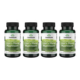 Swanson Lions Mane bouteille de 60 capsules, soutien potentiel à la concentration et mémoire.