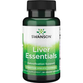 Swanson Liver Essentials – Bouteille de gelules, soutien nutritionnel potentiel pour le foie.