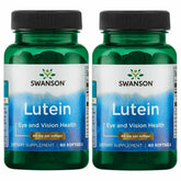 Swanson lutéine, bouteille de capsules molles 40 mg, pratique à intégrer au quotidien.