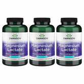 Swanson Magnésium Lactate – bouteille ouverte, absorption douce et confortable
