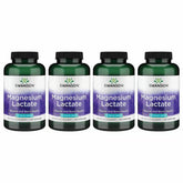 Swanson Magnésium Lactate: capsules 84 mg pour soutien musculaire et os sain.