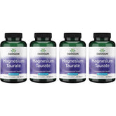 Swanson Magnesium Taurate – bouteille du complément, soutien potentiel des muscles et des os.