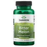 Swanson Melon Amer gelules en bouteille, soutien potentiel a la vitalite quotidienne.