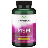 Swanson MSM 1000 mg bouteille : soutien potentiel des articulations et du mouvement