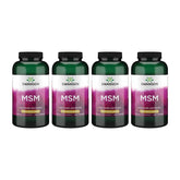 Swanson MSM capsules gros plan, source naturelle de soufre soutenant mobilité et articulation