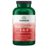 Swanson MultiOmega 3-6-9, capsules huile de lin: soutien potentiel pour le système cardiovasculaire.