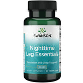 Swanson Nighttime Leg Essentials en bouteille pour une relaxation potentielle au coucher.