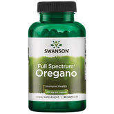 Swanson Origan 450 mg – bouteille prête pour une routine quotidienne naturelle.