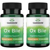 Swanson Ox Bile: flacon de gélules 90 mg pour une utilisation pratique au quotidien.